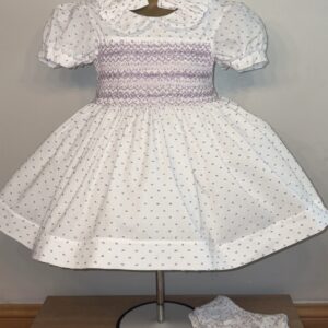 Lilac & white plumeti