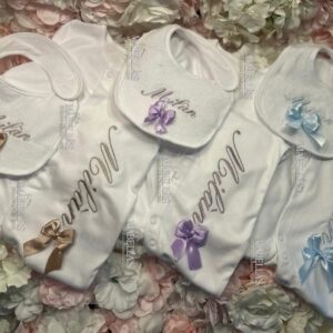 Personalised baby grow bundle