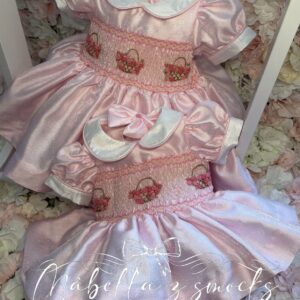 Rosa basket shimmer dress
