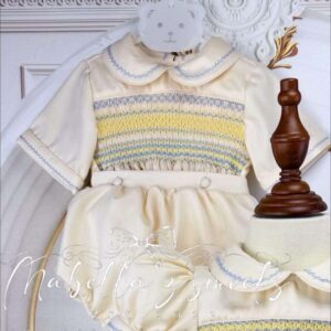 Cream & lemon suit