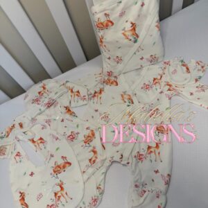 6pcs Bambi babygrow set